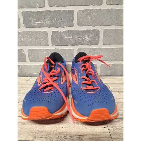 Brooks Shoes - Brooks Ghost 13, Women's Blue/Multi Road Running Athletic Shoes, Size‎ 10.5 M